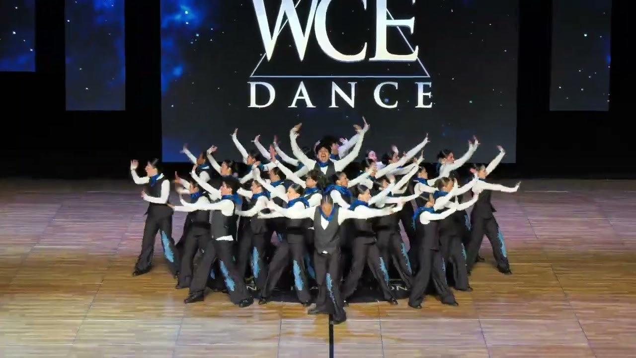 WCE 2025 Dance Team Nationals 2nd Place Large Hip Hop Gold Glendale