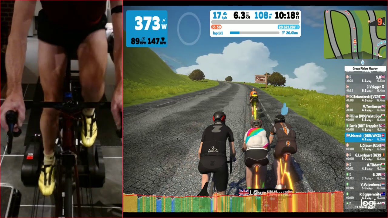 ZHR Up & Down Race on rollers