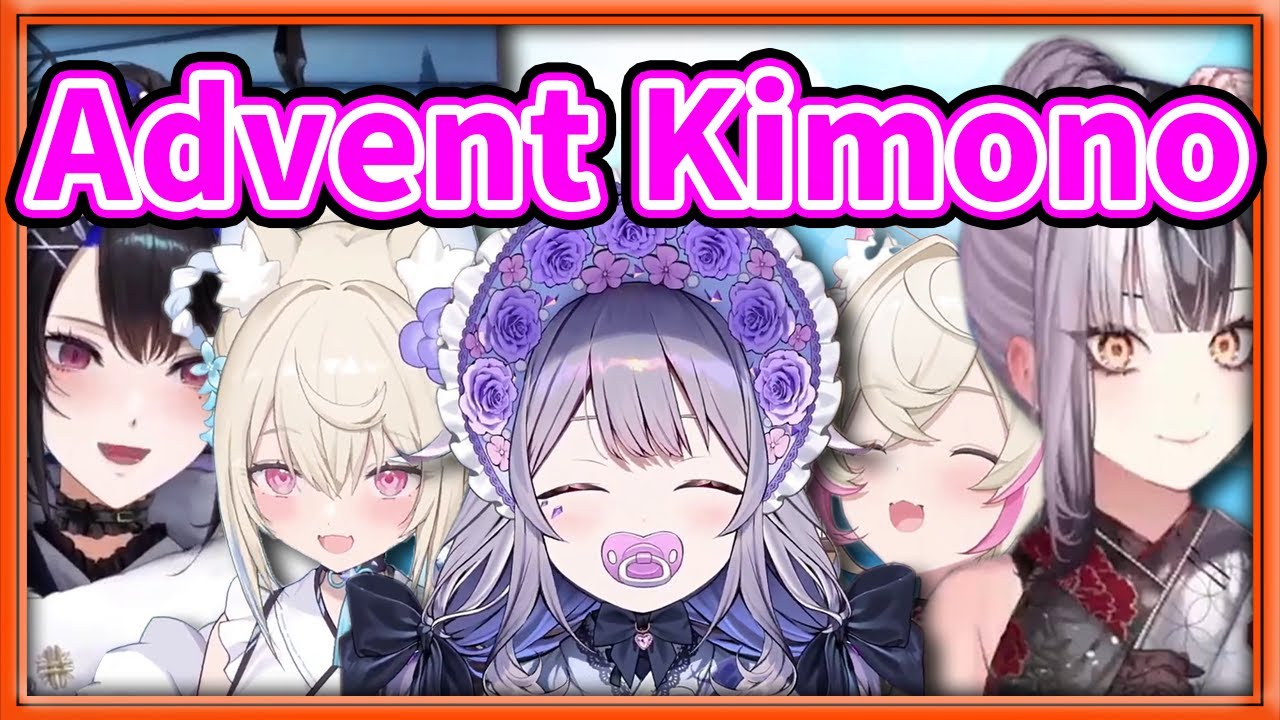HoloAdvent Show Off Their Kimono 【HololiveEN】