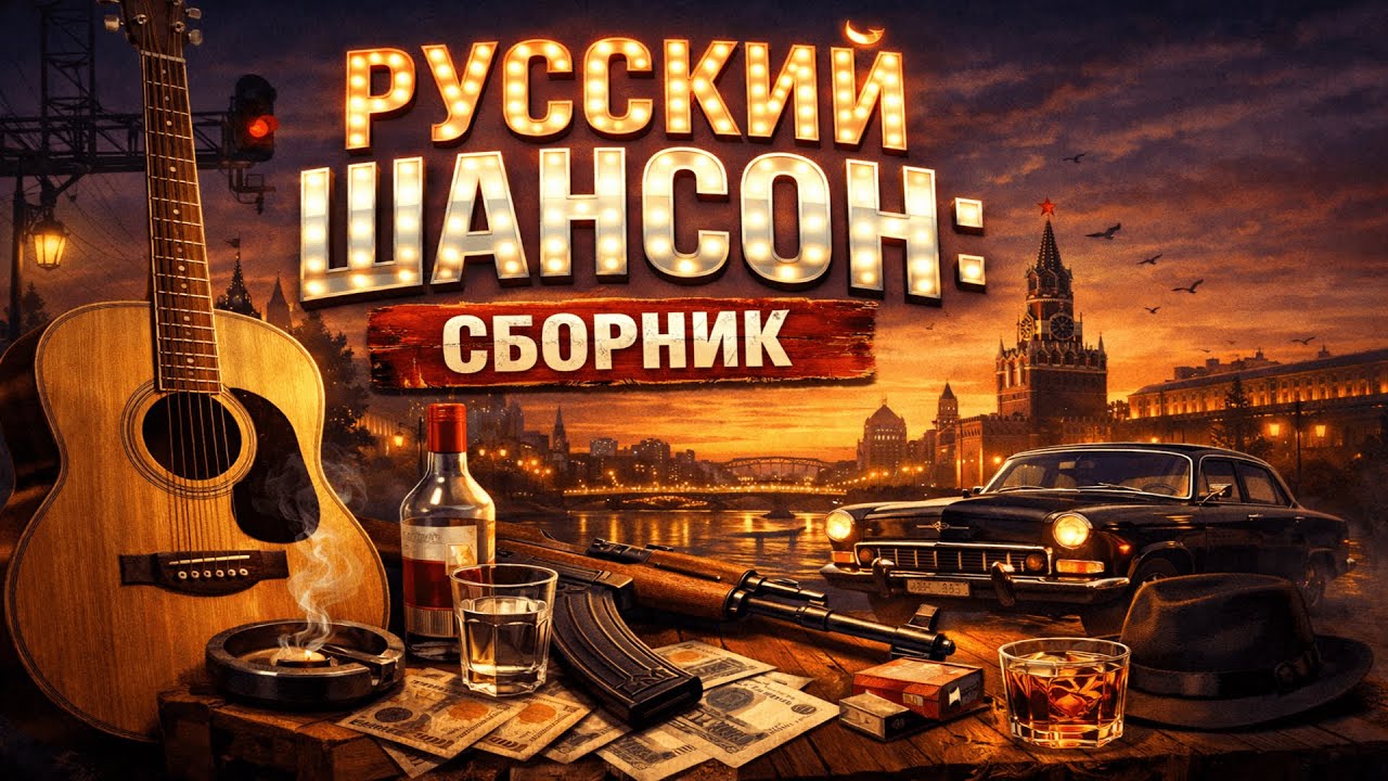 подборка русского шансона — музыка с характером и судьбой.