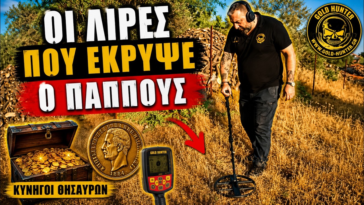Οι Λίρες που Έκρυψε ο Παππούς  –THE HIDDEN GOLD COINS OF THE GRANDFATHER -Θησαυροί της  Ελλάδας