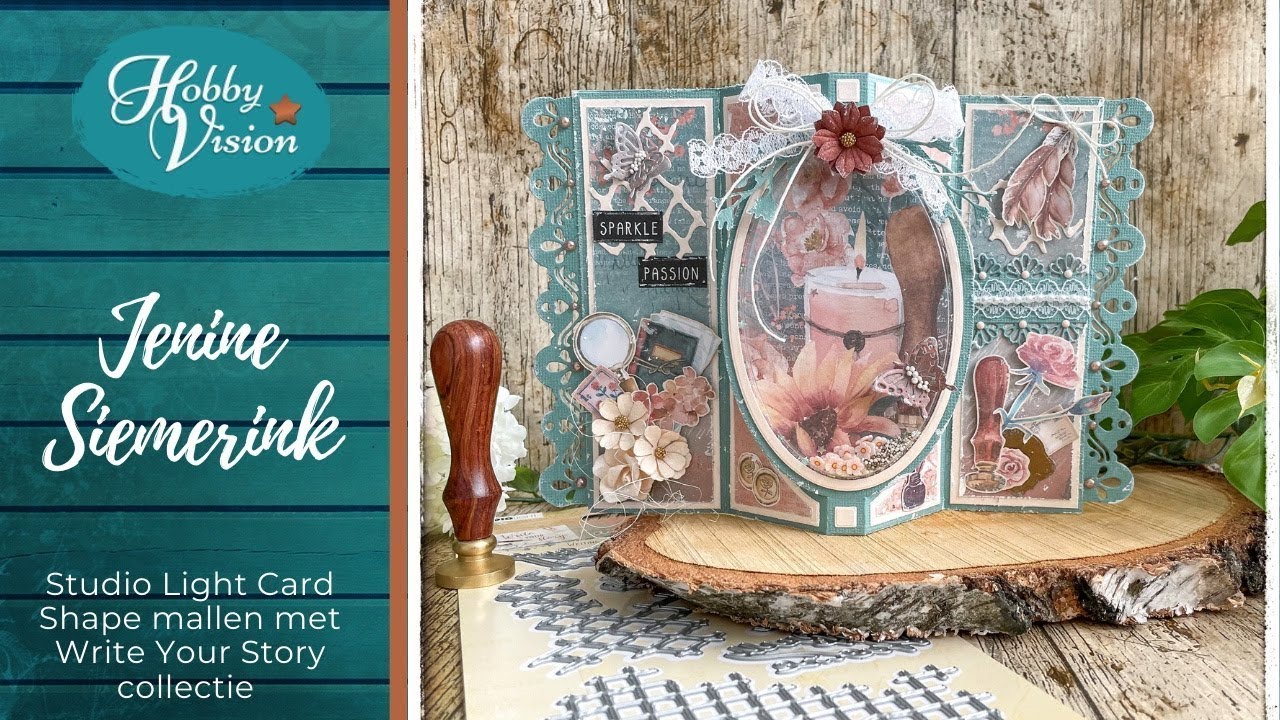 FBLive - Card Shape mallen van Studio Light met Write your Story collectie - 6 mei