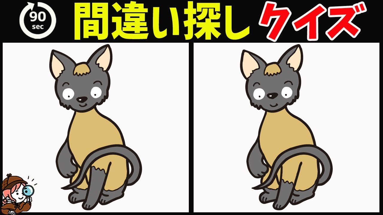 【間違い探しクイズ】無料脳トレ動画で脳が若返り！イラストで楽しく頭の体操【老化防止/認知症予防に最適】