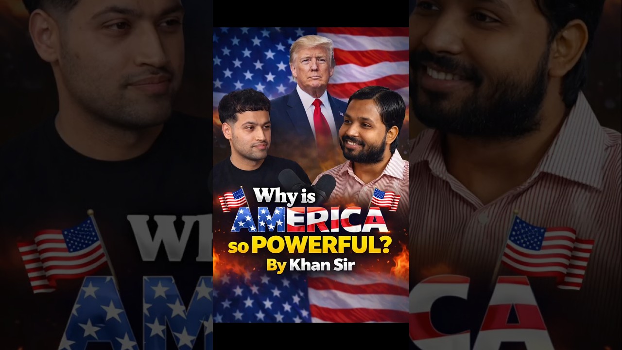 Why is AMERICA so powerful? 🇺🇸💥 | Khan Sir Explains #rajshamani #khansir #figuringout #viral #shorts