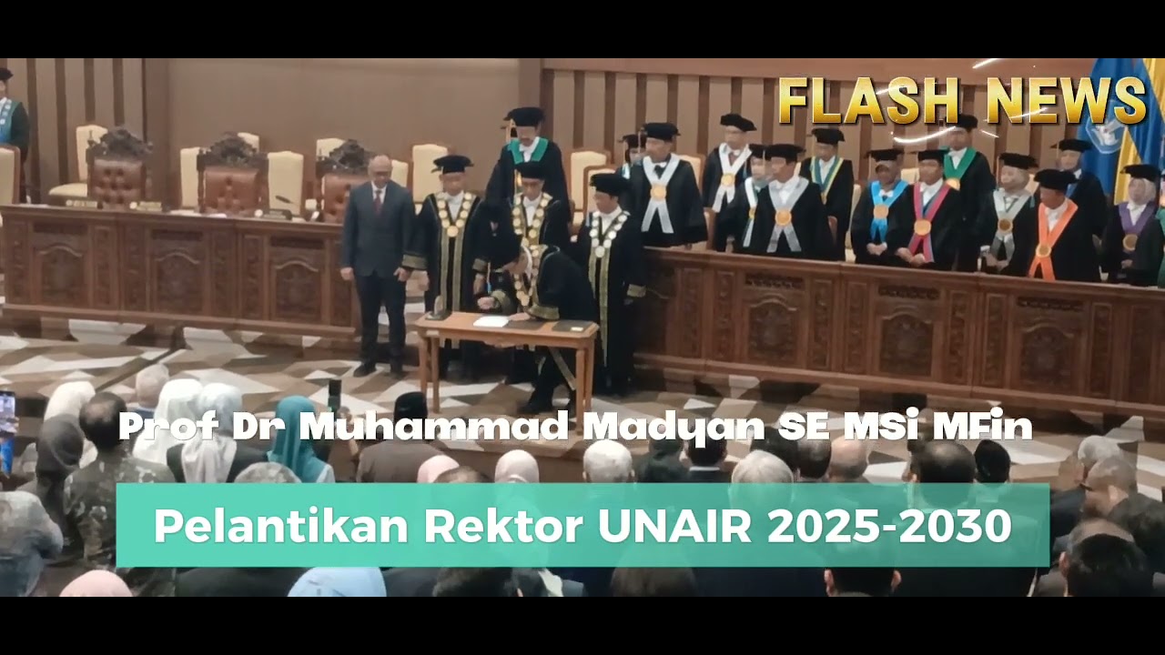 Pelantikan Rektor UNAIR Periode 2025-2030