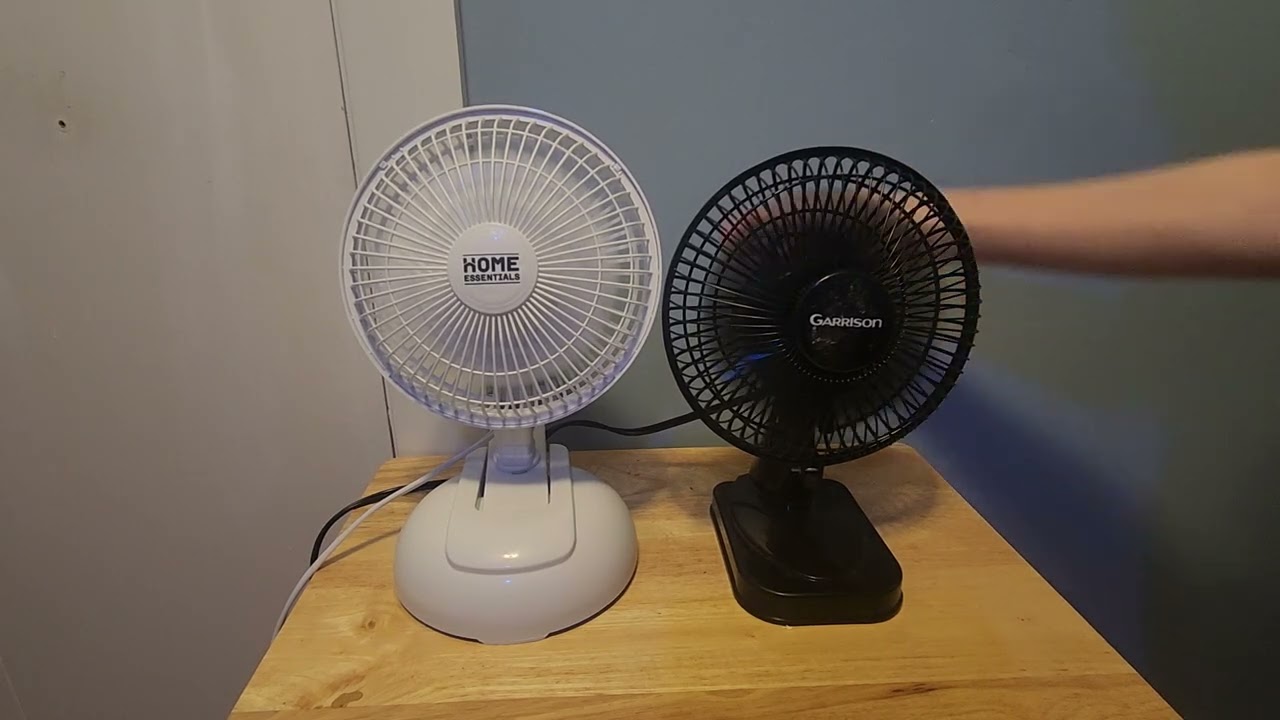 Comparing my home essentials desk fan to my garrison desk fan