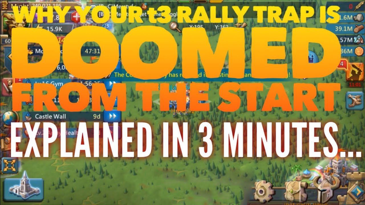 Why t3 rally traps DO NOT WORK Lords Mobile