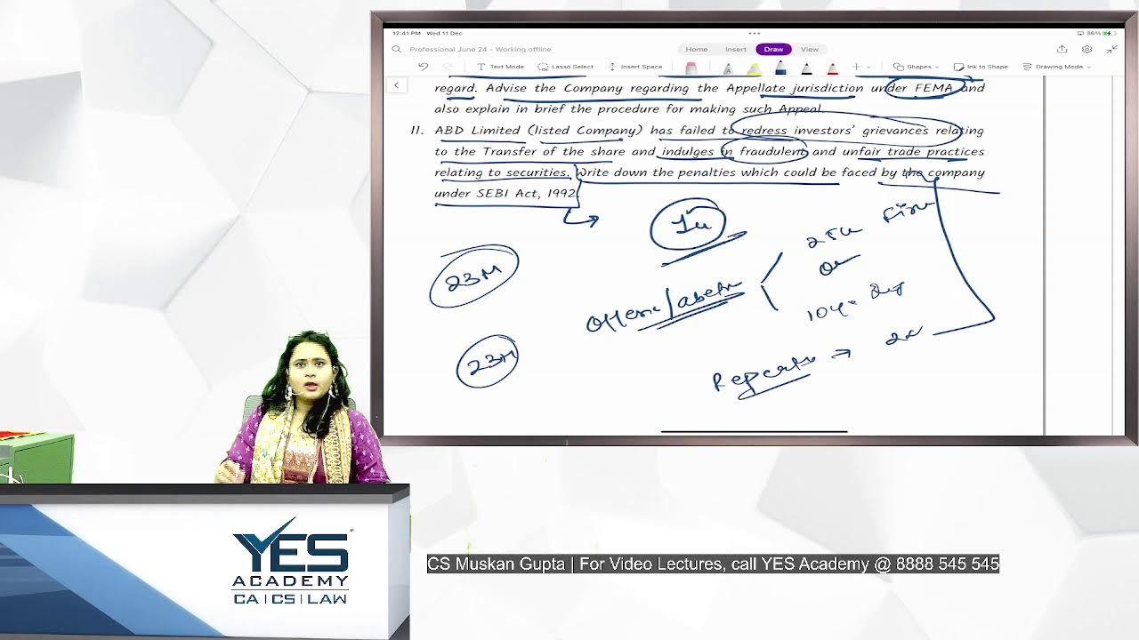 CMADD-Answer Writing Practice - Dec 2024 | CS Professional | CS Muskan Gupta