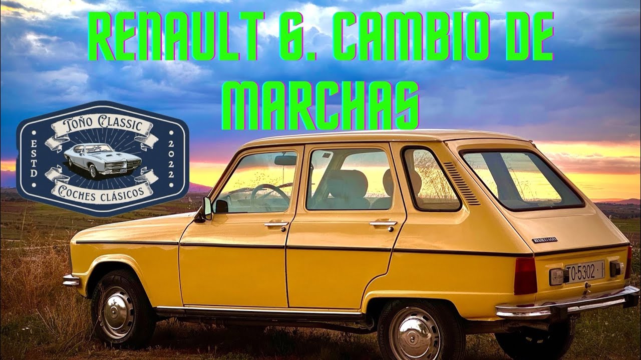 Renault R6. Cambio de marchas