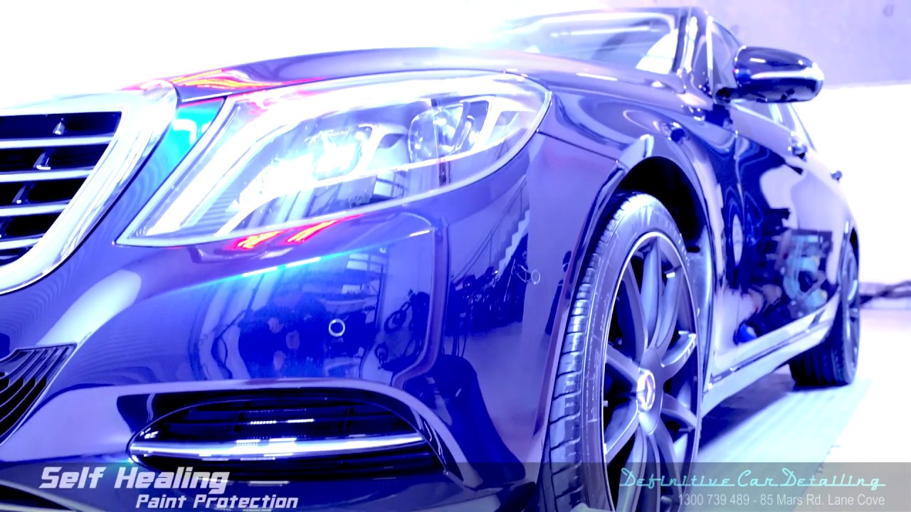 Mercedes S350 Cavansite Blue Definitive Sydney Self Healing Ceramic Coating High Gloss Paint Protect