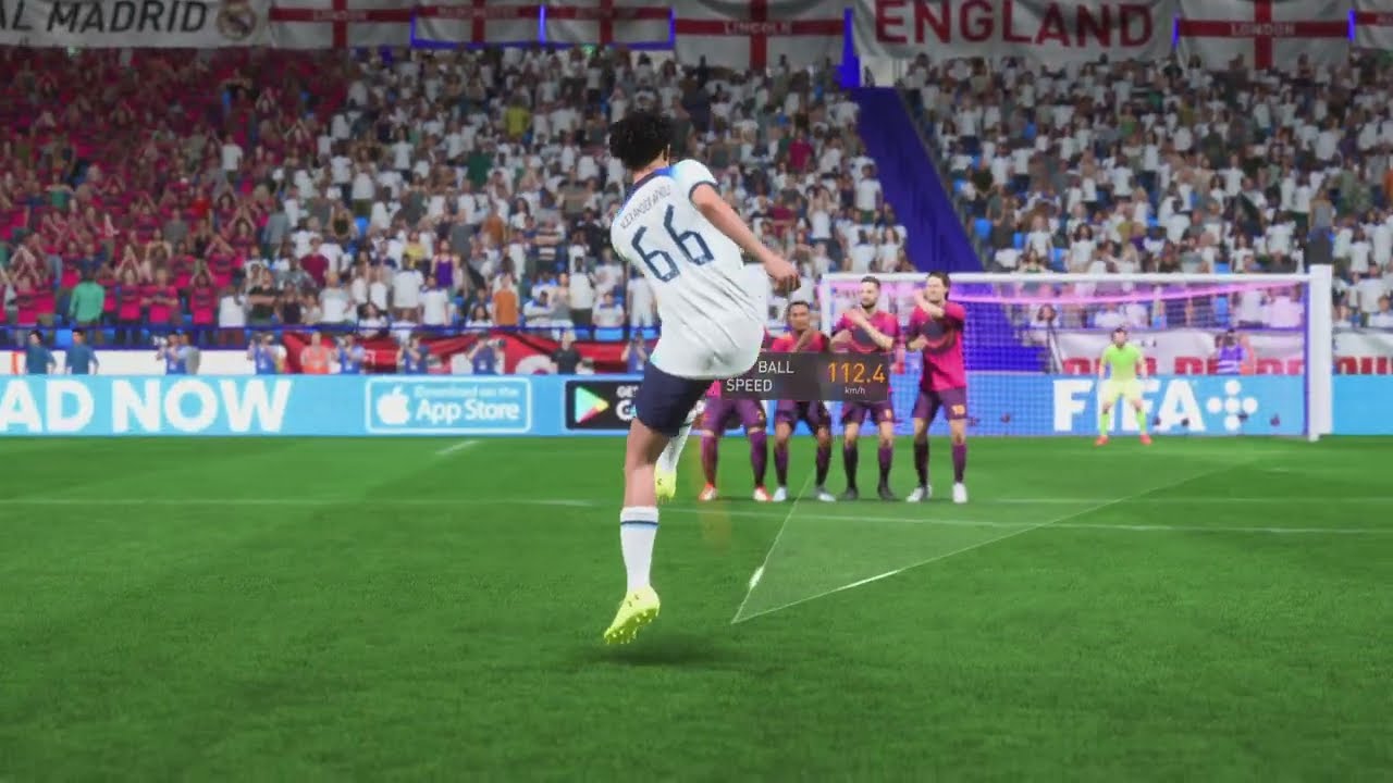 FIFA 23 TRENT ALEXANDER-ARNOLD SCORES AN INSANE FREE KICK!!!