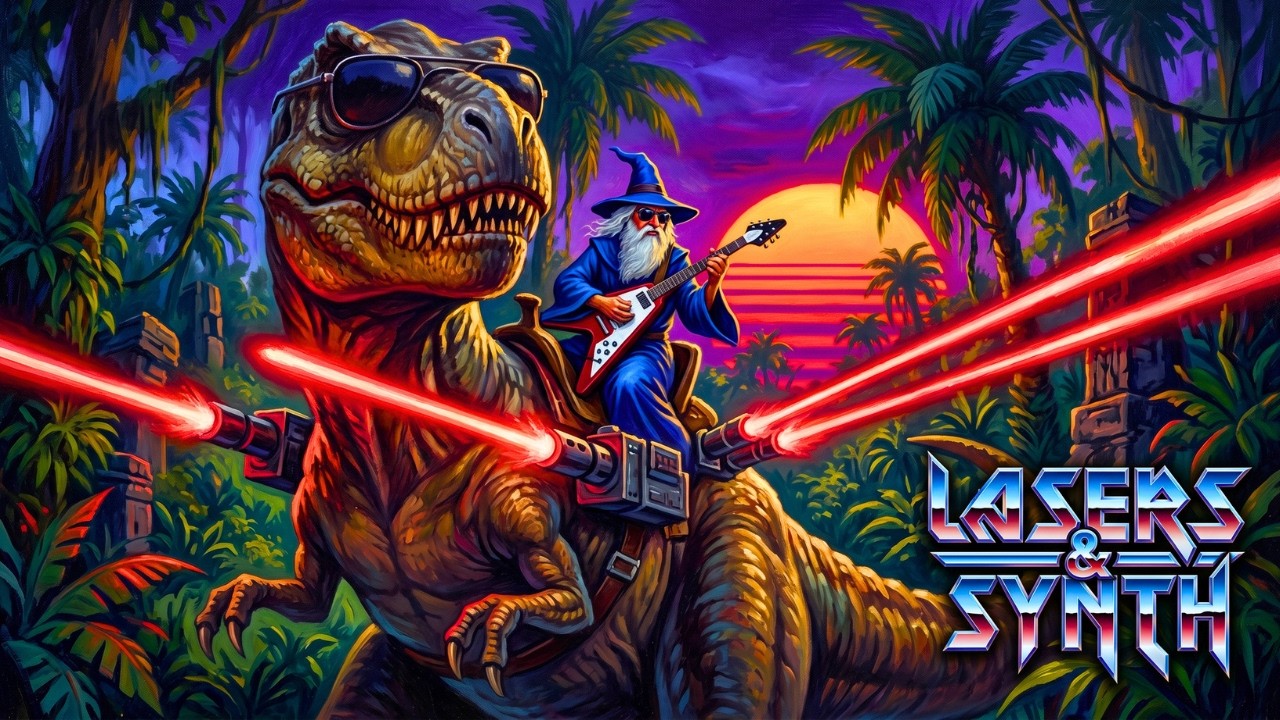 Music to Shoot Lasers | Epic 80s Metal Meets Synthwave Energy to Burn Through Everything