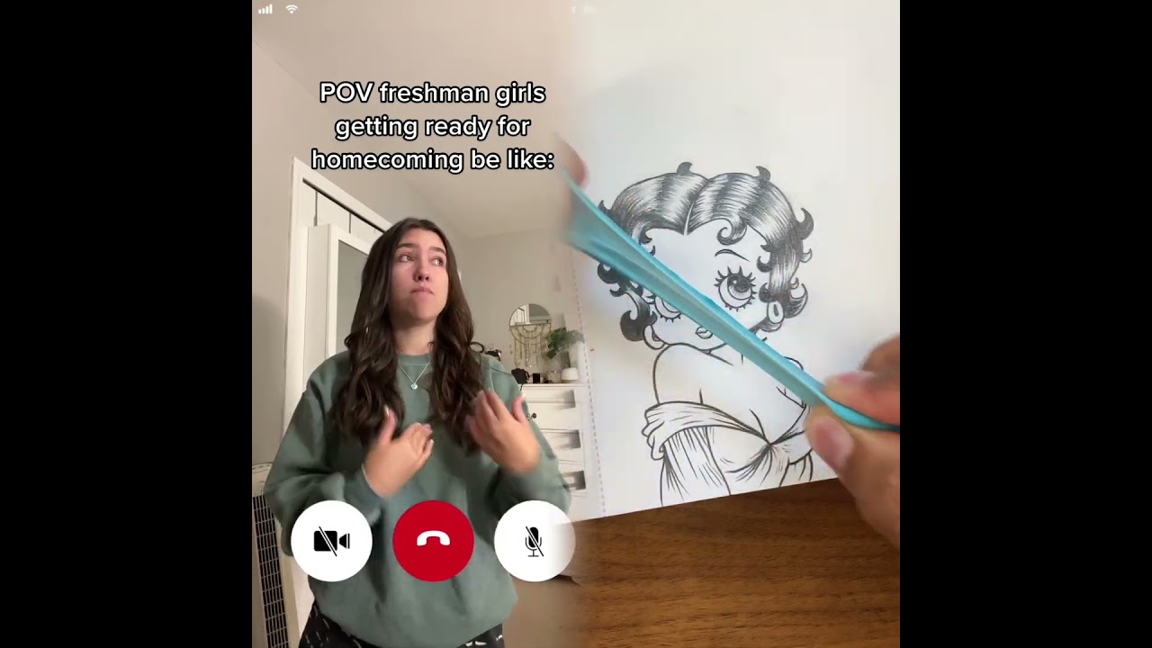 POV: freshman girlsgetting ready forhomecoming be like