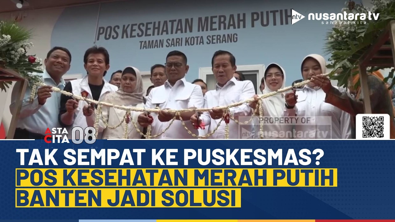 Dekatkan Layanan ke Warga, Pemprov Banten Hadirkan Pos Kesehatan Gratis di Ruang Publik | NTV