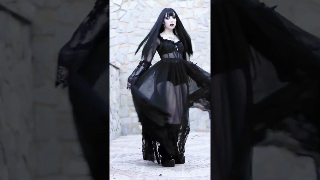 Goth wedding dress yay or nay?                       #gothfashion #goth #vampire #darkfashion #alt