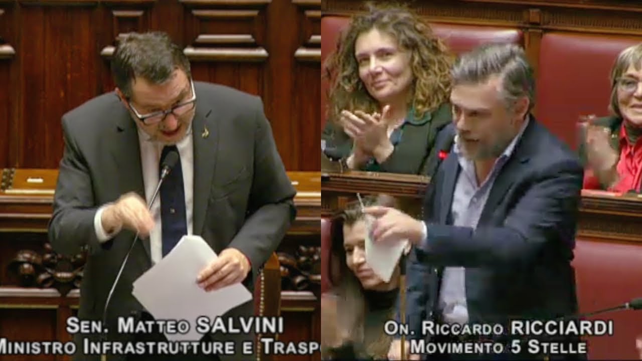 BOTTA E RIPOSTA TRA SALVINI E RICCIARDI SUL PONTE SULLO STRETTO DI MESSINA