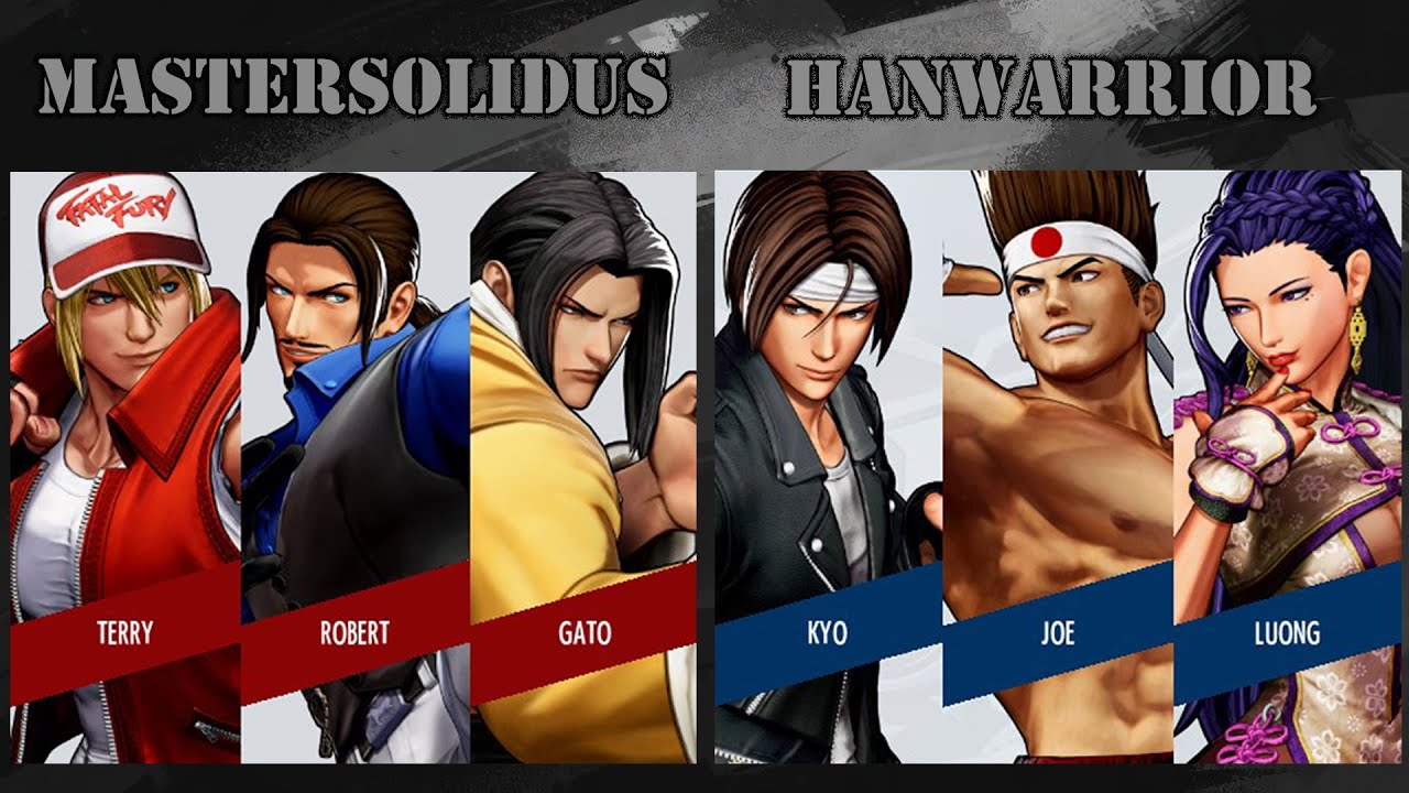TERRY, ROBERT, GATO ⚡ MASTERSOLIDUS VS HANWARRIOR ⚡ KYO, JOE, LUONG | THE KING OF FIGHTERS XV