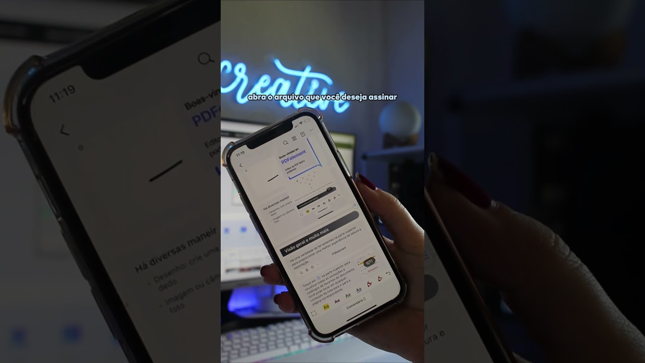 Como ASSINAR Documentos PDF pelo CELULAR |  PDFelement para Android e iOS