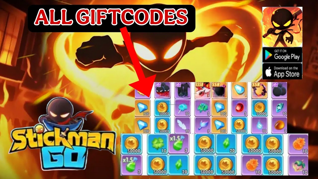 Stickman GO & All 20 Giftcodes | 20 Free Codes Stickman GO - How to Redeem