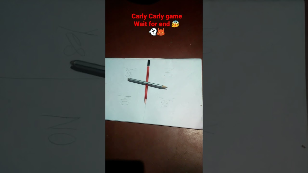 Carly Carly game in my home 😱😱😌😈🎃👻