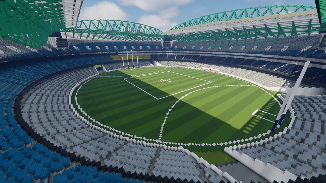 Minecraft Marvel Stadium (Western Bulldogs, Melbourne Victory)Timelapse +DOWNLOAD | TheCraftCrusader