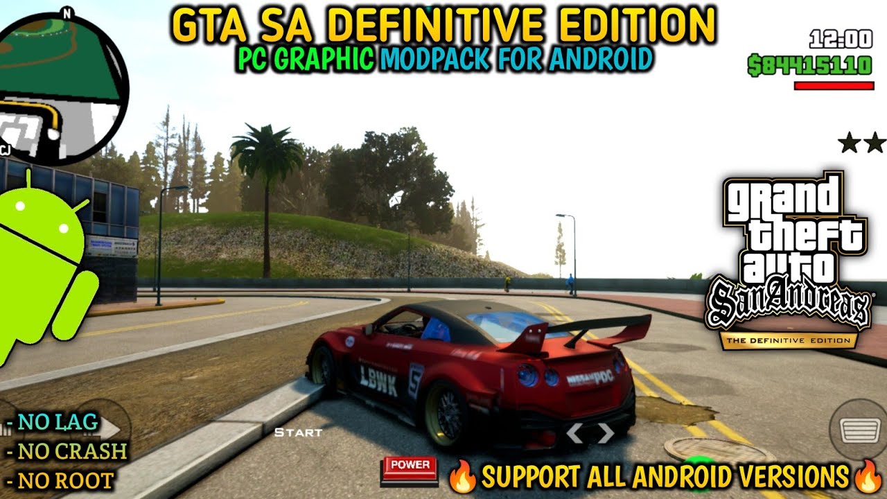 GTA SA PC GRAPHIC MODPACK FOR DEFINITIVE EDITION ANDROID 🔥