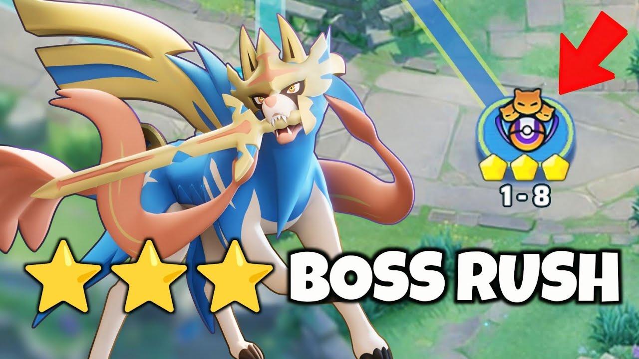 Как пройти режим «Босс-раш» на 3 звезды в одиночном режиме — Pokémon Unite