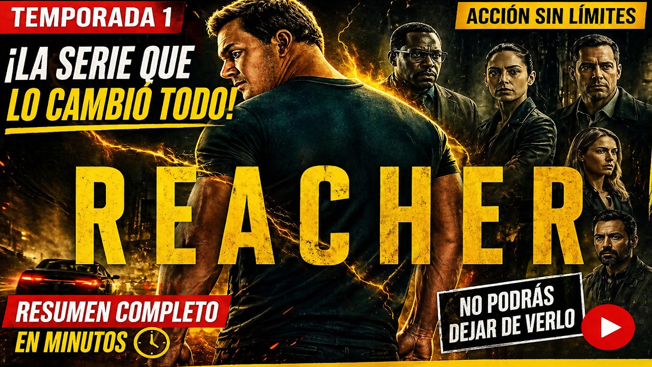 🇪🇸 Reacher Temporada 1 (Completa) Te Lo Resumo Cine Serie Películas Series