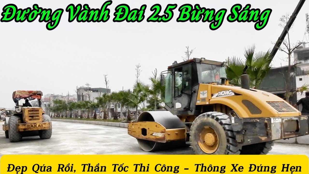 Đẹp Qúa, Đường  Định Công Và Cầu Sông Lừ Đã Trải Nhựa Phẳng Lỳ..