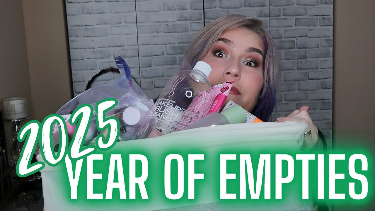 2025 YEAR OF EMPTIES || All My Empties In Beauty & Makeup