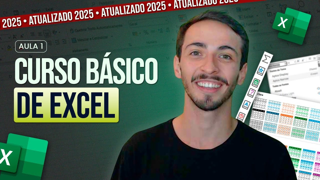 Curso de Excel Básico 2025 | Aula 01 | GRATUITO