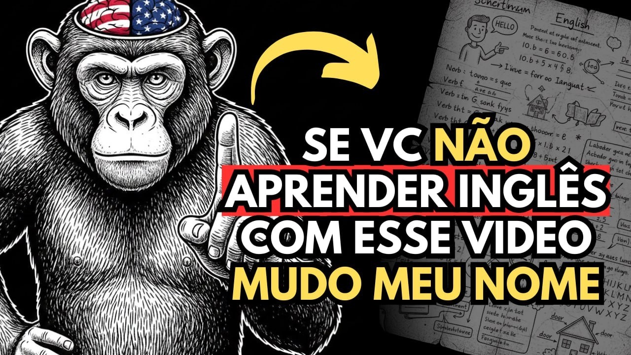 🧠 Me dê SÓ 28 minutos e vou FORÇAR você a PENSAR em INGLÊS!! AULA COMPLETA [INICIANTE]