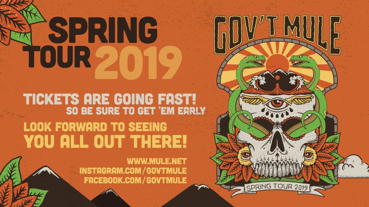 Gov't Mule Spring Tour 2019