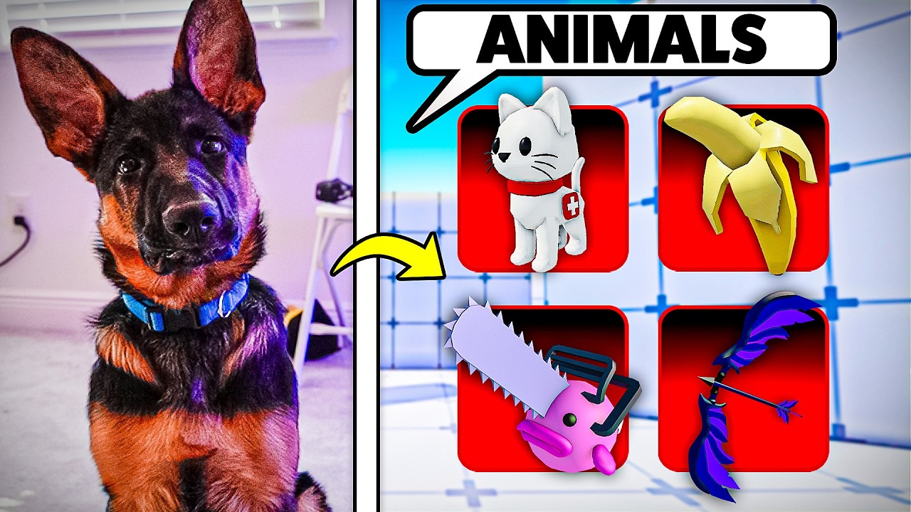 My Dog chooses MY LOADOUT in Roblox Rivals!