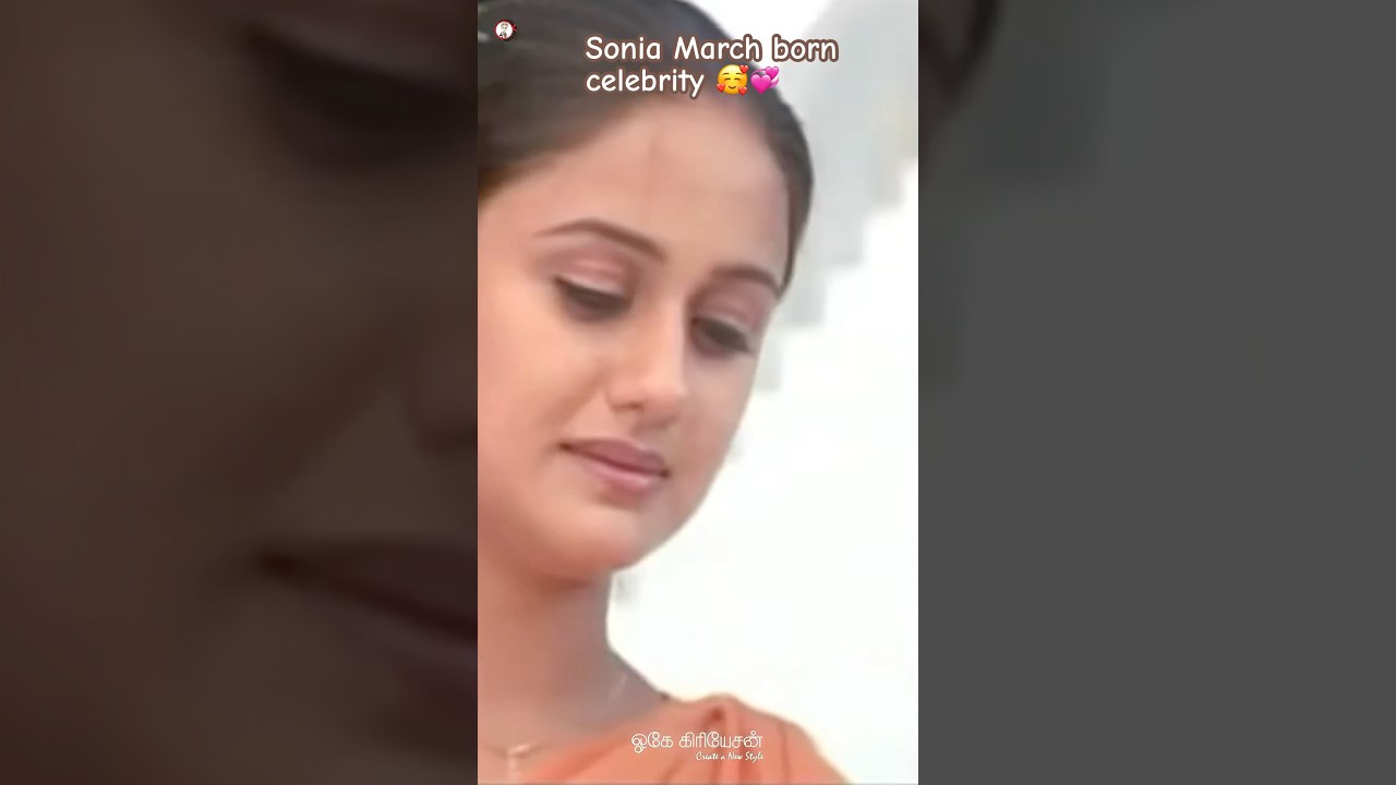 Sonia Agarwal - March 28 birthday 🎂