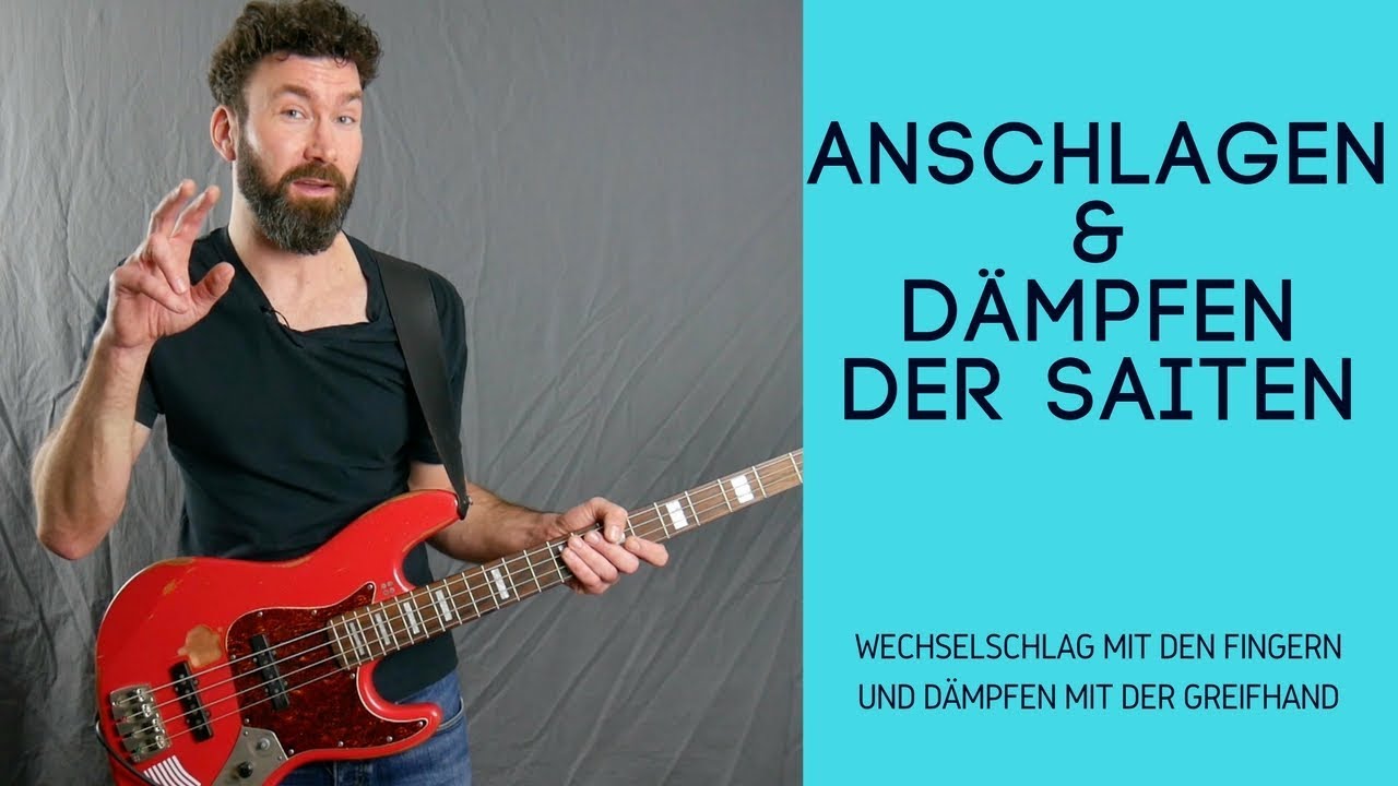 Anschlagen und Dämpfen der Saiten