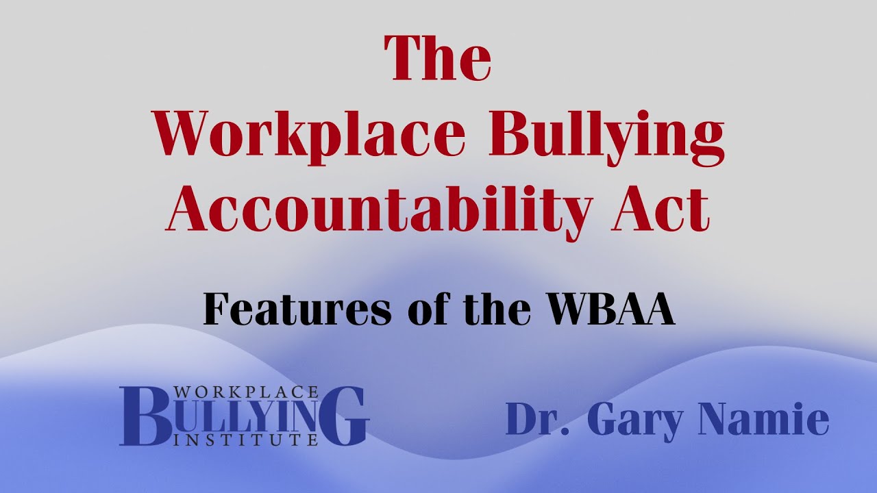 Особенности Закона об ответственности за издевательства на рабочем месте