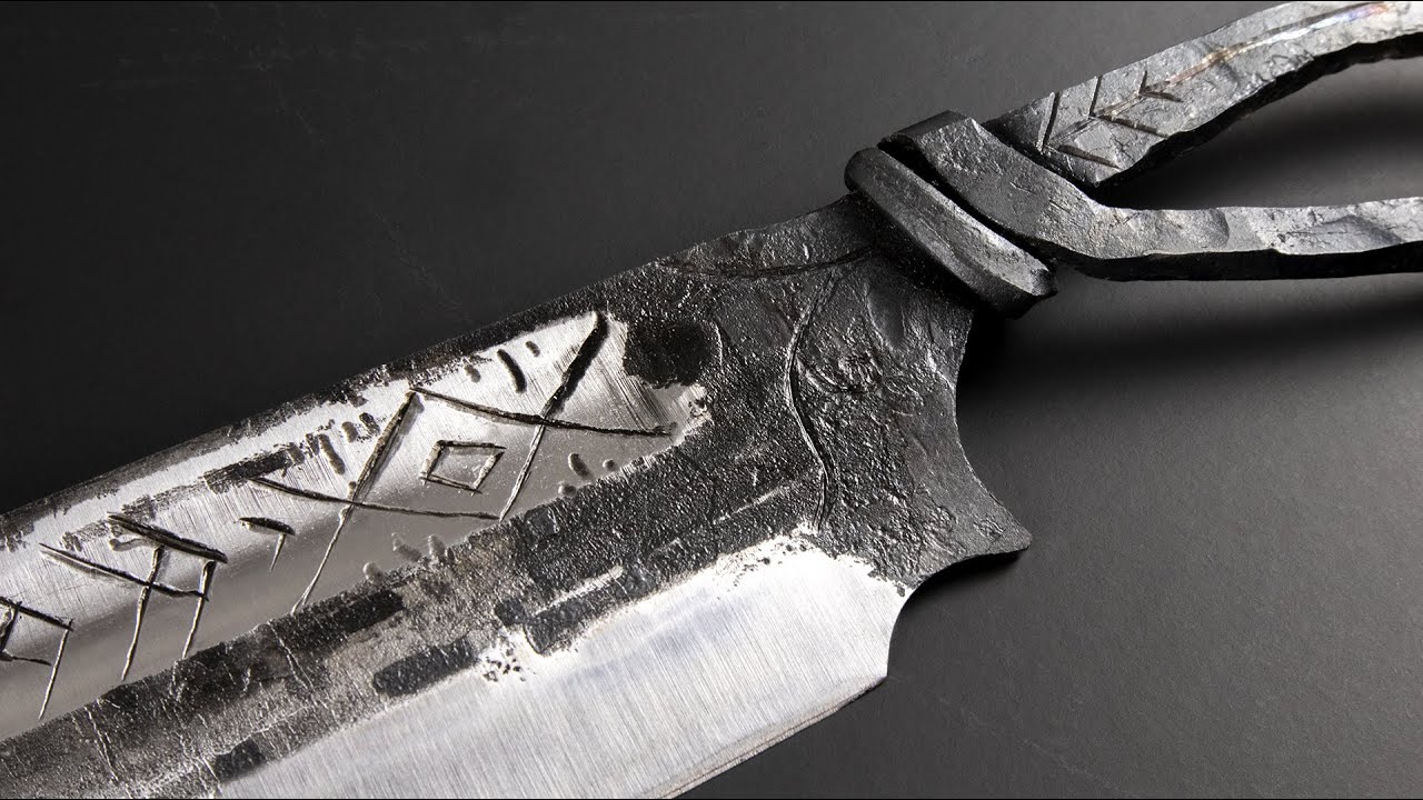Forging a Blacksmith Knife from 5160 | Knife Making