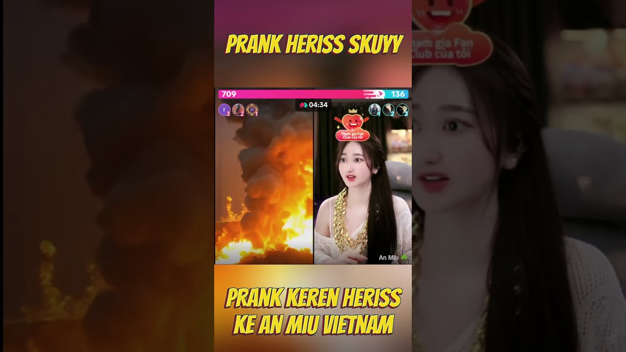 PRANK KEREN HERISS SKUYY SAAT BERSAMA SI CANTIK AN MIU VIETNAM  #shorts #herisskuyy #prankvideo #fyp