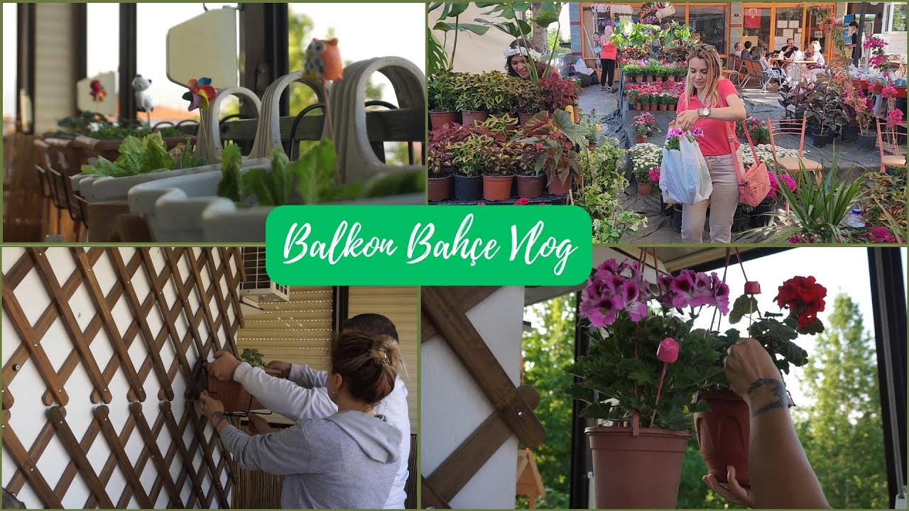 👩‍🌾Balkonumu Nasıl Bahçeye Dönüştürdüm ? 🍅🍆🌶🥒 DIY | Balkon MAKEOVER |  Balkon Bahçeciliği | Vlog 🌸🍓