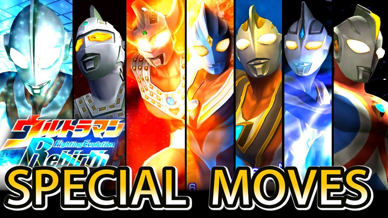 Ultraman FER - All Ultraman Special Moves (1080p HD)