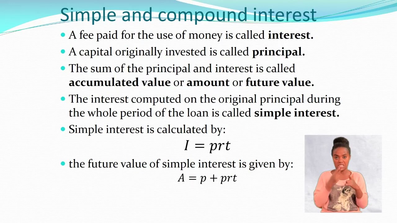 Simple and compound interest