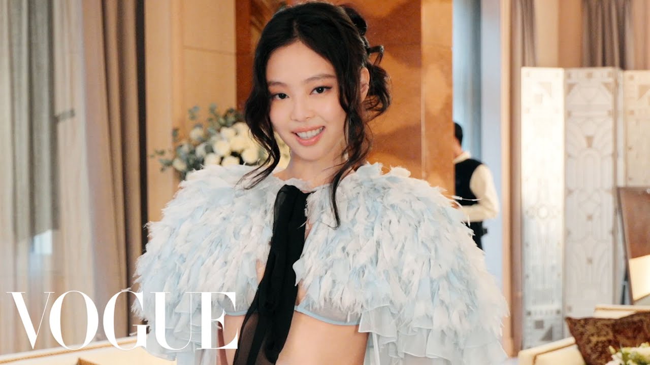 JENNIE Answers 9 Questions While Getting Ready | Vogue