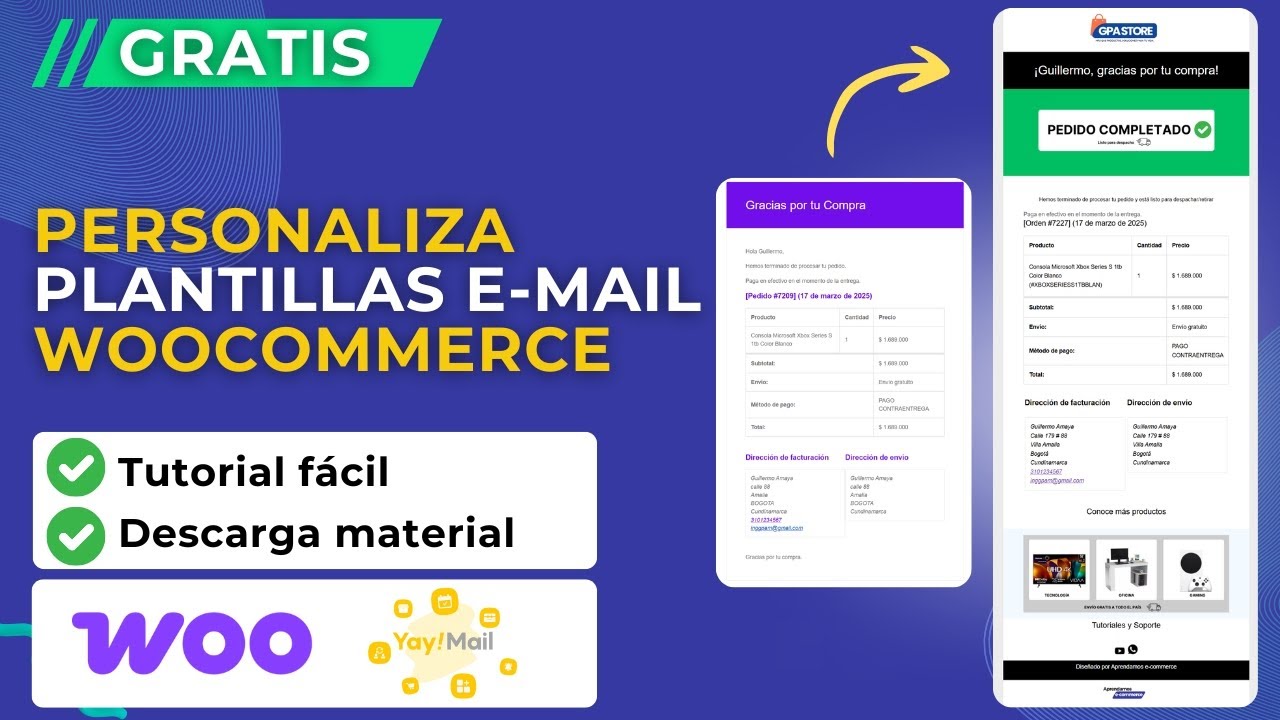 Cómo Personalizar Los Correos en Woocommerce: Refleja tu Marca I Plantillas Gratis 2025