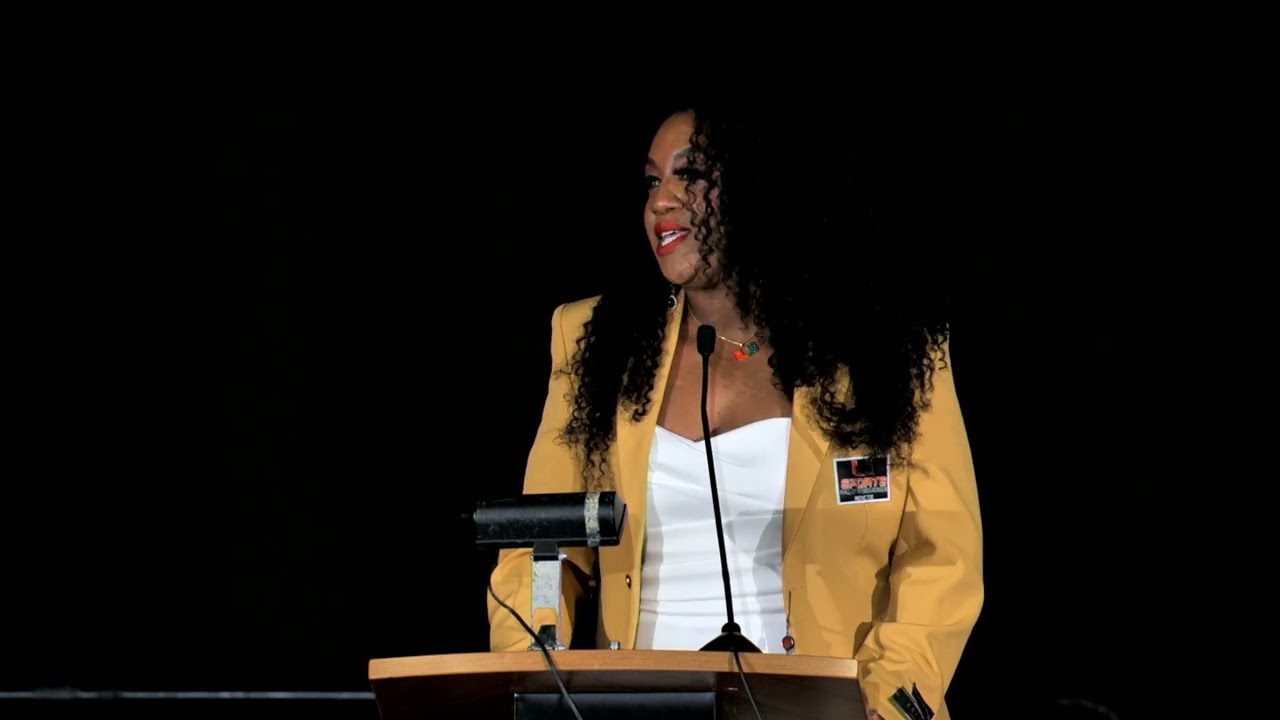 Krista Simkins acceptance speech - University of Miami Sports Hall of Fame and Museum
