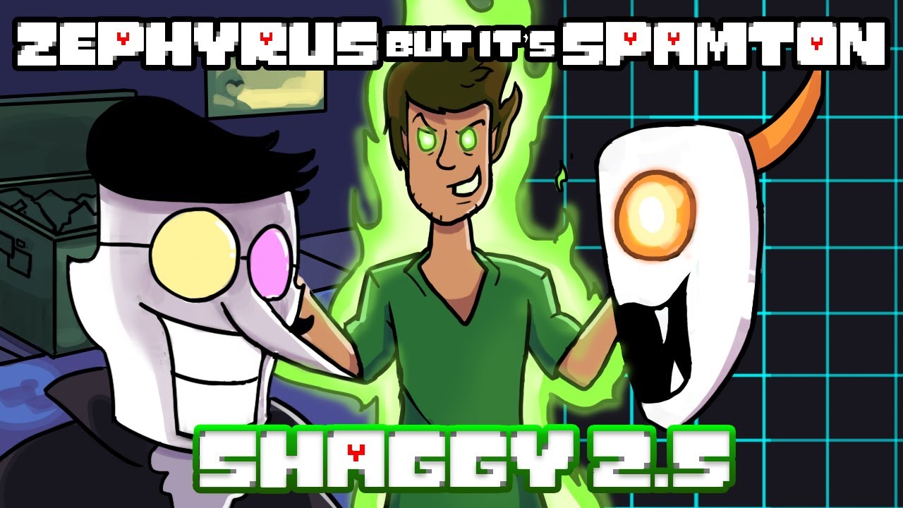 SHAGGY 2.5 ZEPHYRUS but it’s SPAMTON (FnF Animation as DELTARUNE)