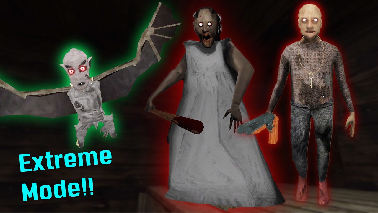 Granny 2 Enhanced Extreme Mode Ending with Nosferatu Bat