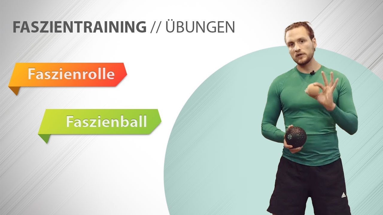 Faszientraining Übungen mit Faszienrollen und Faszienbällen | SAPURA FASZIENTHERAPIE