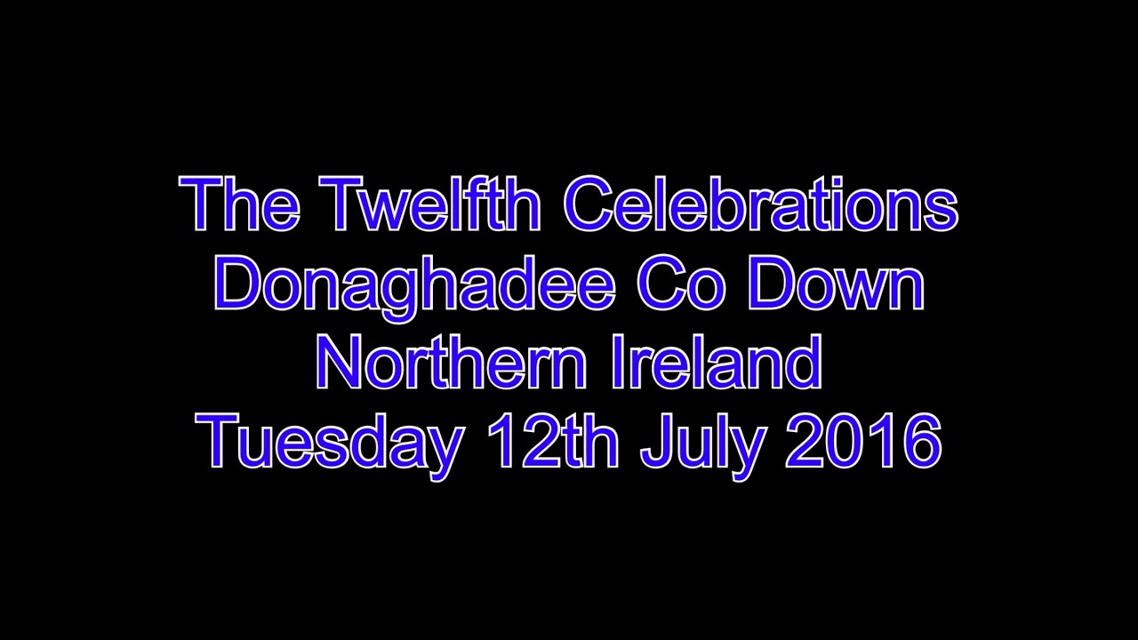 The Twelfth celebrations in Donaghadee 2016
