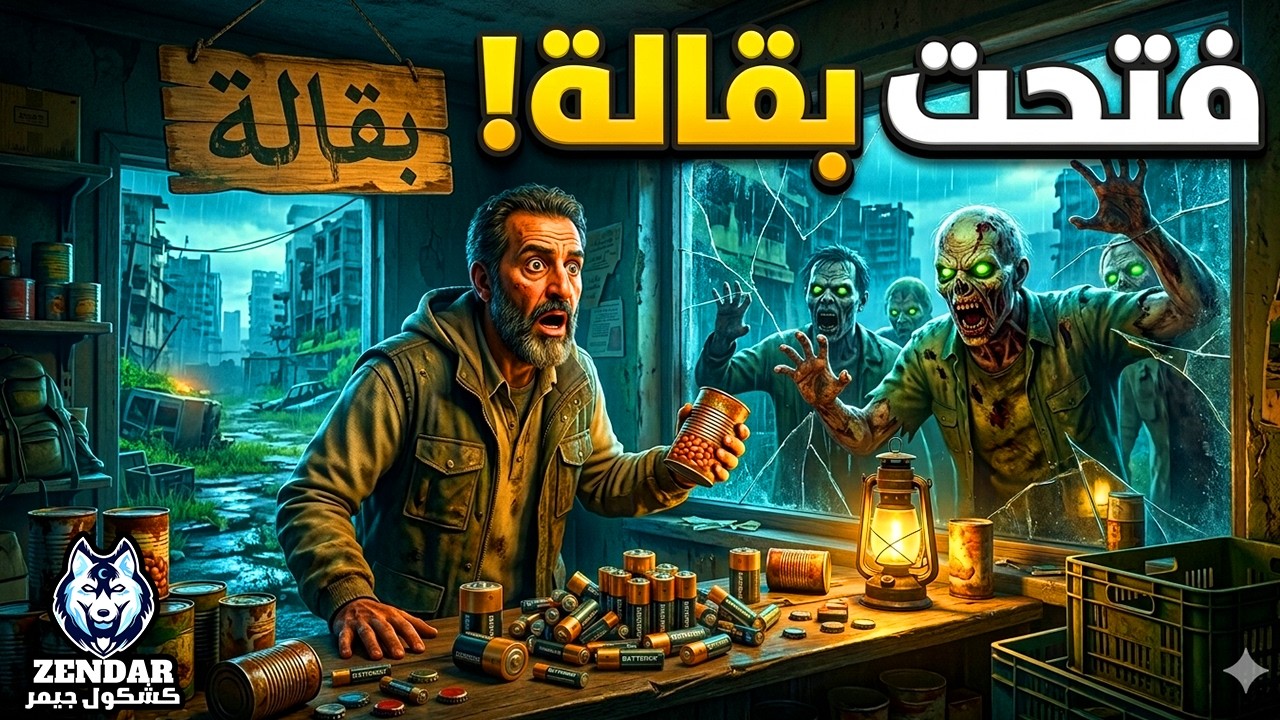 🧟‍♂️ نهاية العالم… وأنا فتحت بقالة! 😂 | بداية أسطورية في The Walking Trade | الحلقة الأولي